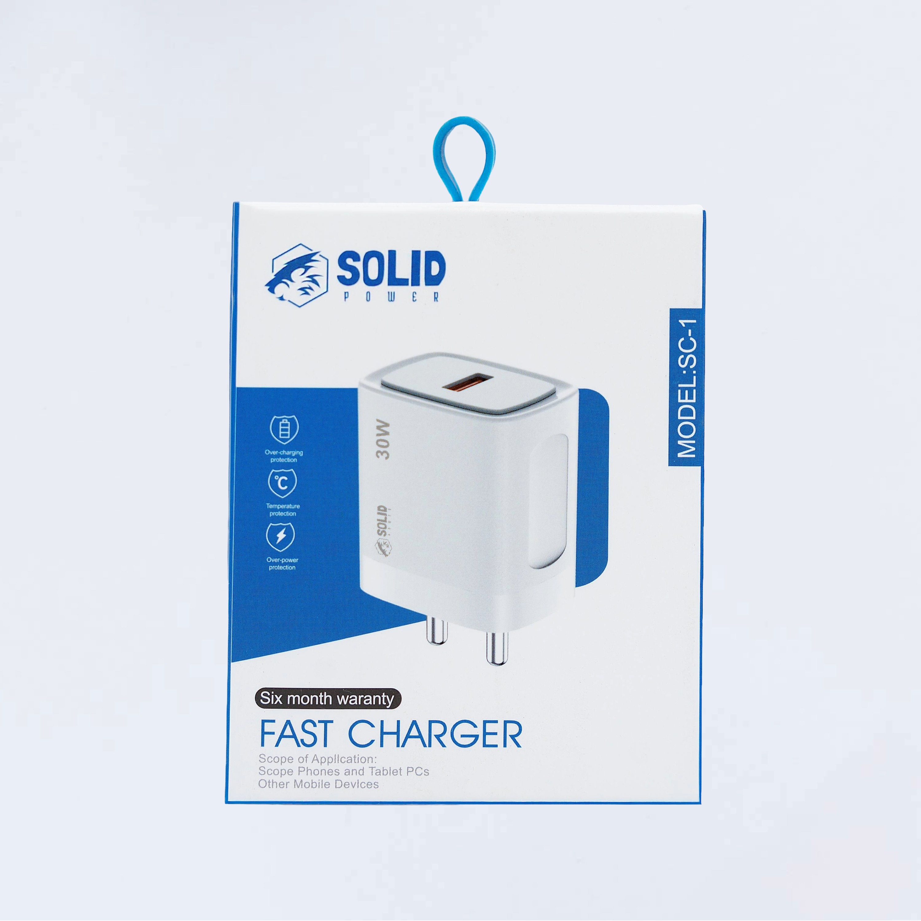 SOLID POWER High Quality Fast Charging Adapter (SC-1)