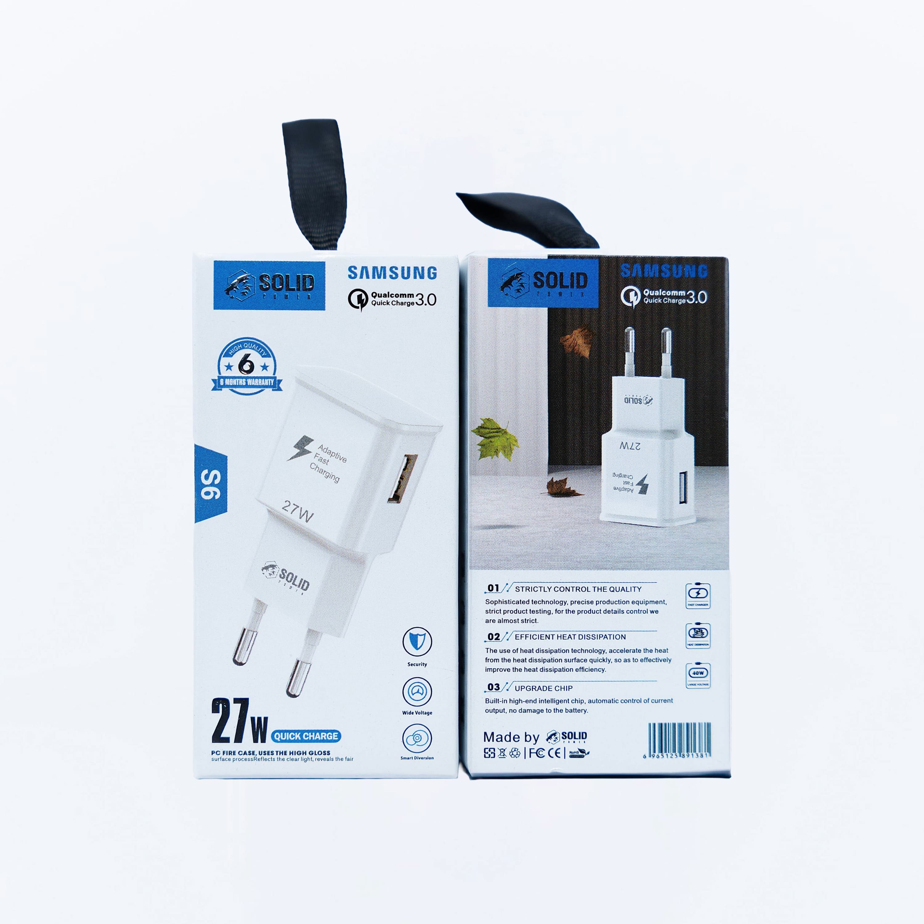 Solid Power 27W Fast Charging Adapter (S-6)