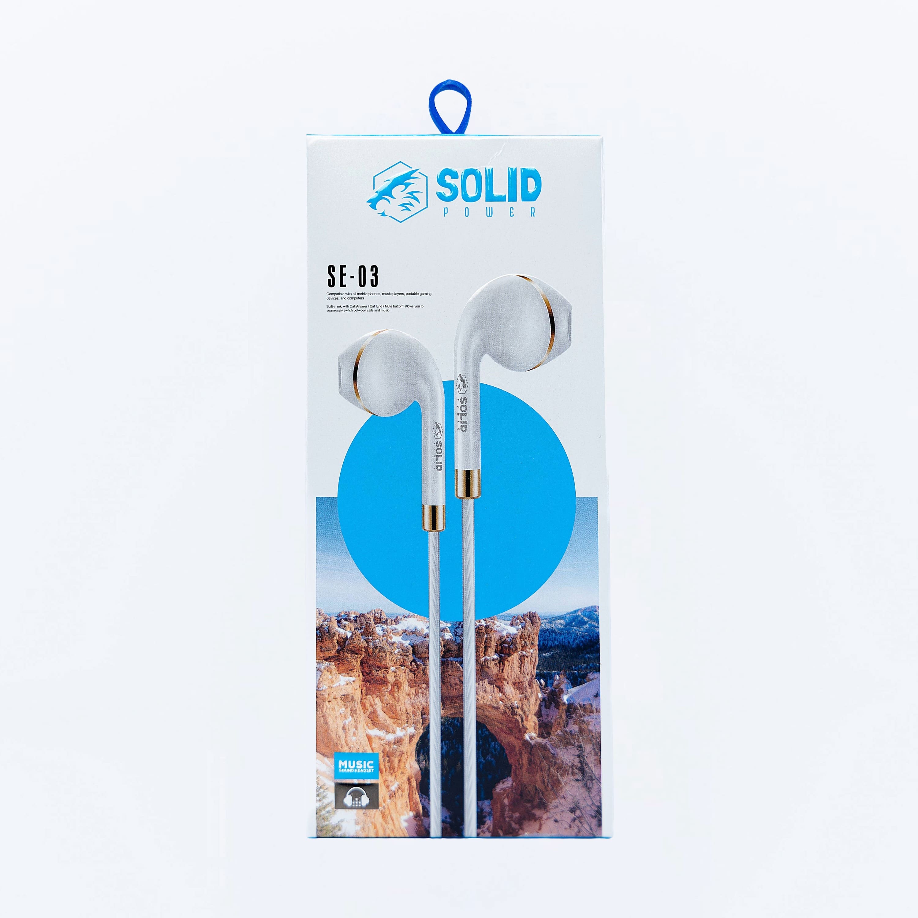 SOLID POWER Stereo Universal Earphone (SE-03)