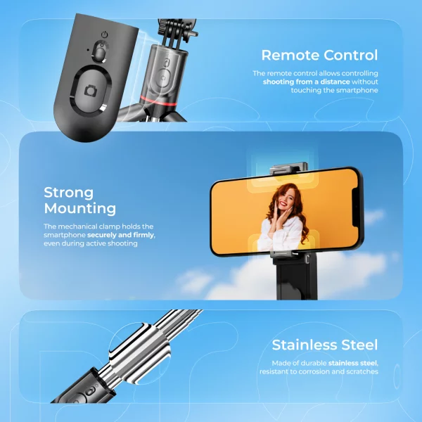 Selfie Stick Tripod Proove Selfie Lume (1110 mm)