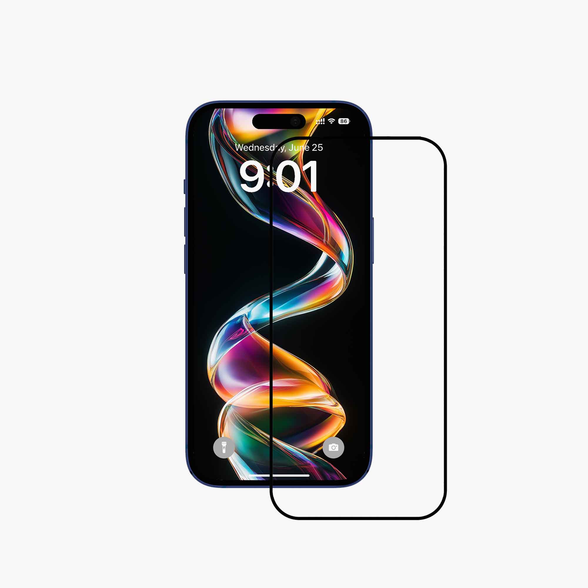 Protects your screen with 2.5D HD 3X reinforced